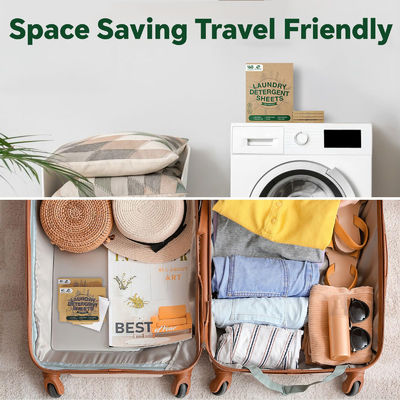 Modern Sustainable Laundry Detergent Sheets Lalkers Paper Washing Detergent