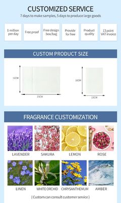 OEM Lalkers Laundry Fabric Softener Sheets Reduce Stiffness Washing Detergent Sheets