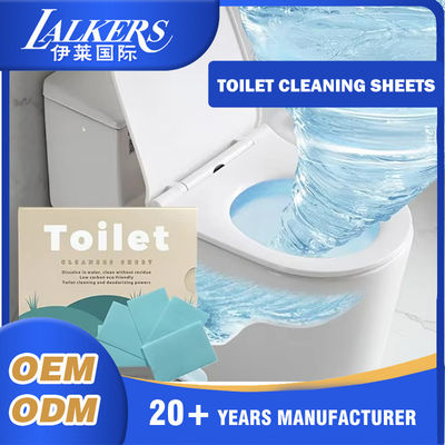 Customized Toilet Cleaning Sheets Long Lasting Scent Toilet Bowl Strips