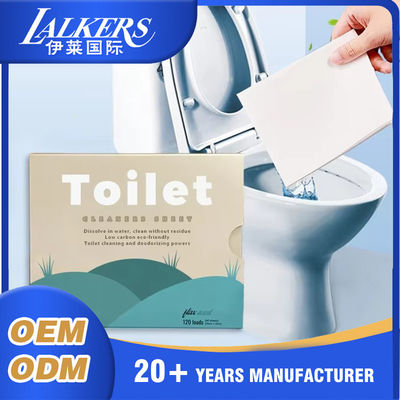 Lalkers Custom Plant Based Toilet Bowl Cleaner Strips Eco Friendly Biodegradable