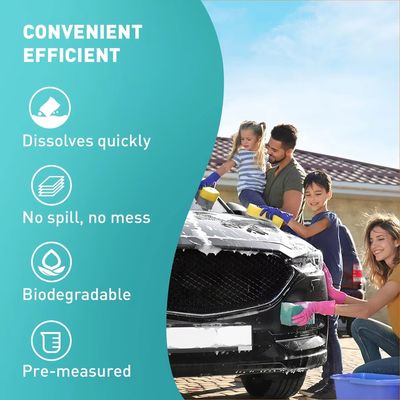 Compact Car Cleaning Sheets Fresh Scent Long Lasting Sustainable Eco Friendly