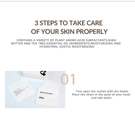 Custom Shower Sheets Lightweight And Compact Body Wash Sheets Biodegradable