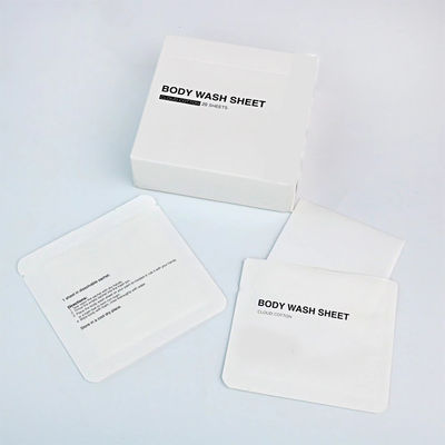 Portable Body Wash Sheets Zero Waste Dissolvable Customize For Travel