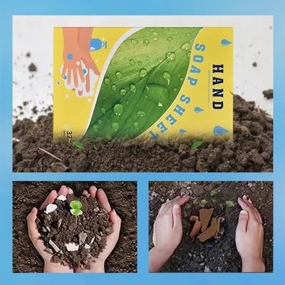 Eco Friendly Paper Soap Strips Plant Based Liquidless Formula Zero Waste