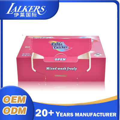 Anti Staining Color Absorbing Laundry Sheets Dyeing Proof Eco Friendly