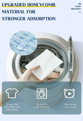 Anti Staining Color Absorbing Laundry Sheets Dyeing Proof Eco Friendly