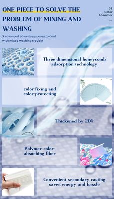 OEM ODM Color Grabber Laundry Sheets Lightweight Color Catcher Sheet