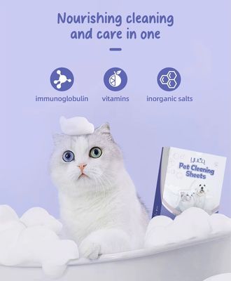 Eco Friendly Pet Clean Sheet Harmless Gentle Biodegradable Customizable