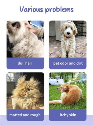 Portable Pet Dryer Sheets Shampoo Moisturizing Organic Pet Body Wash Sheets