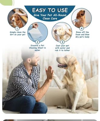 Softener Pet Dryer Sheets Lavender Scent Antistatic Pet Laundry Sheets