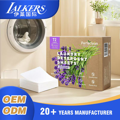 Medium Bubble Foam Laundry Detergent Paper Apparel Protection and Cleaning Laundry Detergent Sheets