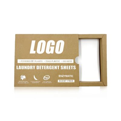 Liquidless Natural Eco-friendly Deep Cleaning No Plastic Laundry Detergent Sheets