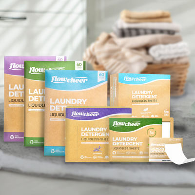 Eco Friendly Laundry Detergent Sheets Biodegradable Laundry Detergent Strips Plant Based