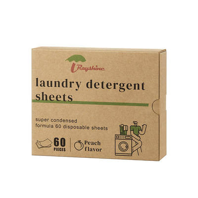 Hot Sale Laundry Detergent Sheets Cloth Cleaning Sheets Lavender Scent