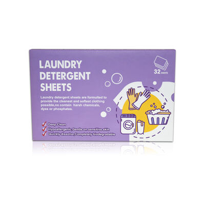 Household Product Detergent Sheet Eco-friendly Active Wear Laundry Sheet