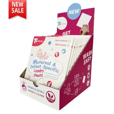 aundry Detergent Sheets Stain Fighting Remove Laundry Paper Soap