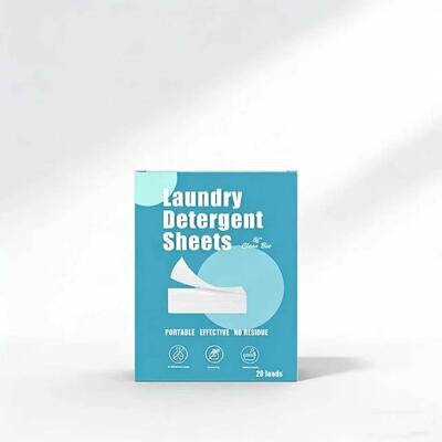 Biodegradable Laundry Detergent Sheets with Customizable Fragrance and Strong Cleansing Power