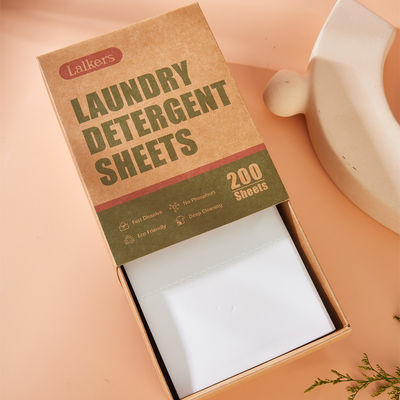 Eco-Friendly Composition Laundry Detergent Sheets for Washing Clothes