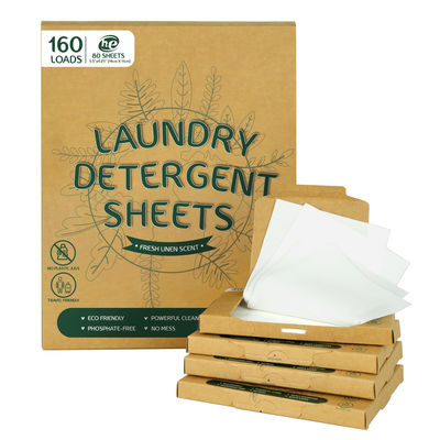 Modern Sustainable Laundry Detergent Sheets Lalkers Paper Washing Detergent