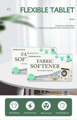 Natural Plant Fabric Dryer Sheet Lightweight Eco Friendly Long Lasting