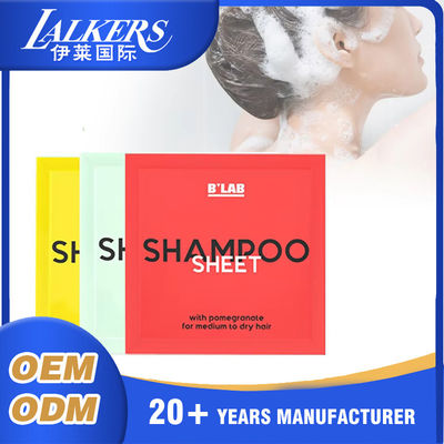 Home Use Hair Conditioner Sheets Eco Friendly Easy To Store Customizable