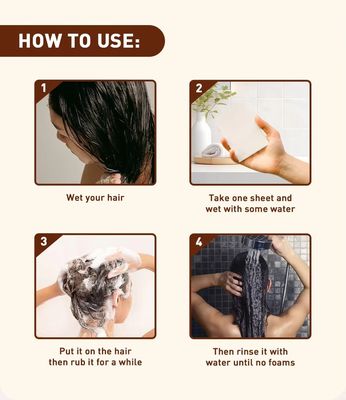 Customized Shampoo And Conditioner Tablets Portable And Lightweight For Travel