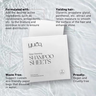 ODM OEM Eco Friendly Shampoo Tablets Rich Foaming Conditioner Sheets Hair Care