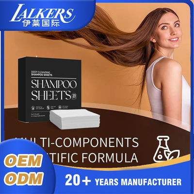 ODM OEM Eco Friendly Shampoo Tablets Rich Foaming Conditioner Sheets Hair Care
