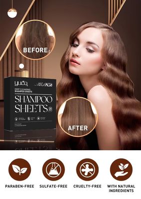 ODM OEM Eco Friendly Shampoo Tablets Rich Foaming Conditioner Sheets Hair Care
