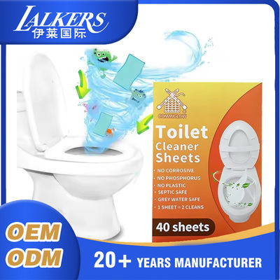 Eco Friendly Biodegradable Toilet Cleaning Strips Plant Based Customizable