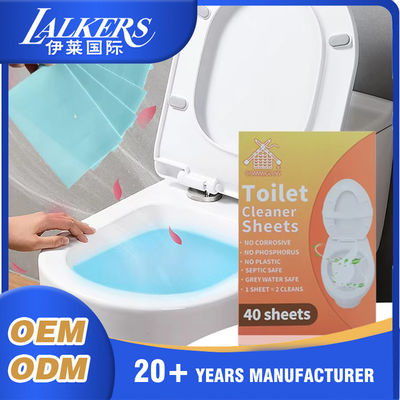Custom Toilet Cleaner Strips Non Toxic Concentrated Dissolving Plastic Free