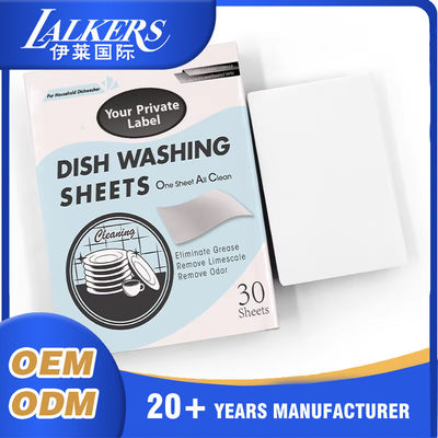 High Efficiency Dishwashing Detergent Sheets Customized Sustainable