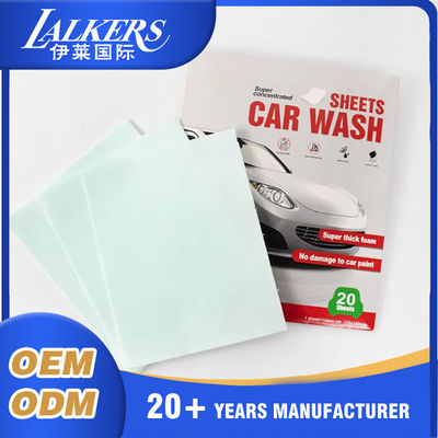 ODM OEM Dissolvable Detergent Sheets Biodegradable Car Cleaning Products