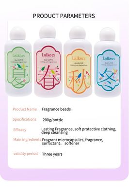 Antistatic Laundry Fragrance Booster Beads Fabric Softener For Home Use