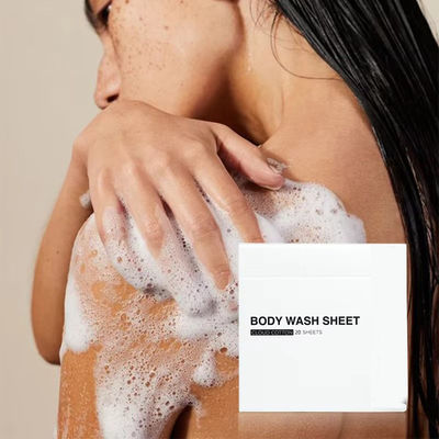 Easy Preparation Dry Soap Sheets Natural Fragrance Portable And Lightweight