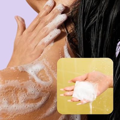 Private Label Shower Sheets Biodegradable Body Wash Paper Eco Friendly