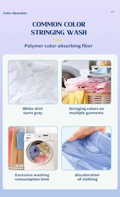 Nonwoven Fabric 30pcs Color Grabber Sheets Fresh Scent For Washing Machine