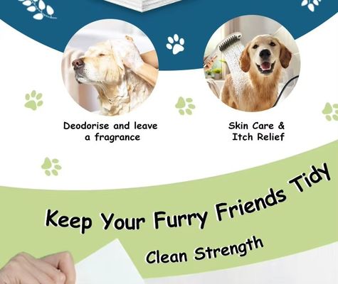 Softener Pet Dryer Sheets Lavender Scent Antistatic Pet Laundry Sheets