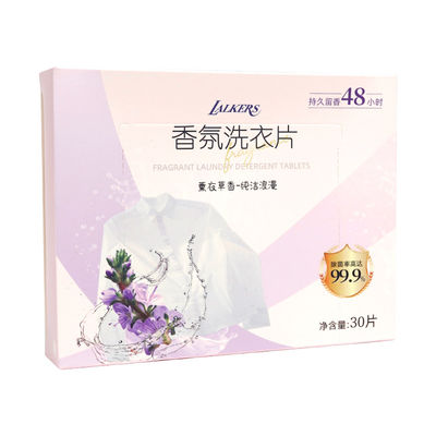 Travel Eco Friendly Laundry Paper Sheets Customizable  Fragrance Laundry Detergent Sheets