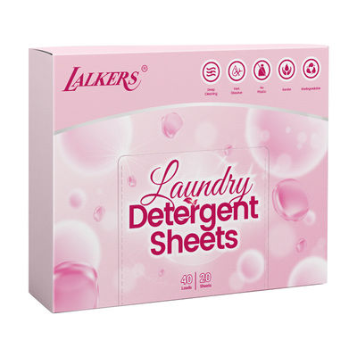 Compact Laundry Detergent Sheets Gentle Hand And Clothes Laundry Detergent Sheets