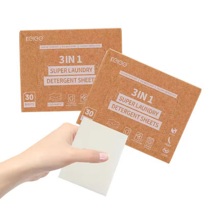 Eco-Friendly Biodegradable Laundry Detergent Strips Laundry Sheet 