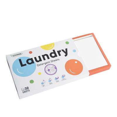 Wholesale Eco-friendly Custom Laundry Tablets High Foam Laundry Detergent Sheet