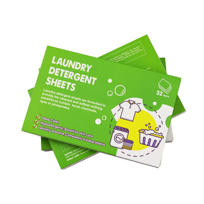 Fragrance Laundry Detergent Sheets Washing Lavender ECO Friendly Laundry Detergent Sheets Household Laundry